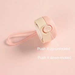 Home Decor Pink Yellow Thermos Stainless Steel Flask With Duck Plush Cover & Strap Home & Pets