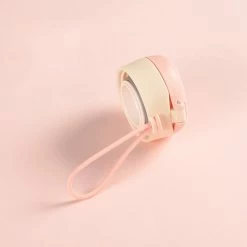 Home Decor Cream Thermos Stainless Steel Flask With Bunny Bear Plush Cover & Strap