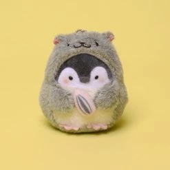 Accessories Mini Kawaii Chubby Penguin Hamster Keyring Pendant