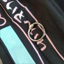 Apparel Anime Purple White Black E-girl Shooter Graphic Harajuku T Shirt & Arm Warmers | NEW