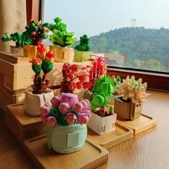 Build It Mystery Blind Box Flower Succulent Cactus Building Blocks