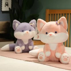 Soft Toy Asami & Akira The Pastel Flower Fox Plushies | NEW