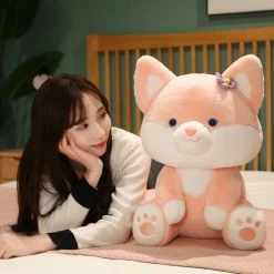 Soft Toy Asami & Akira The Pastel Flower Fox Plushies | NEW