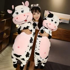Soft Toy Long Snuggly Cow Plushie | NEW