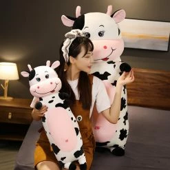Soft Toy Long Snuggly Cow Plushie | NEW