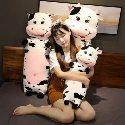 Soft Toy Long Snuggly Cow Plushie | NEW