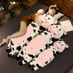 Soft Toy Long Snuggly Cow Plushie | NEW