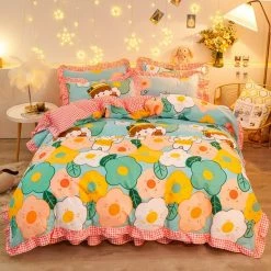 Home Decor Miss Daisy Kawaii Bedding Set Bedding Sets