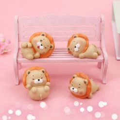 Toys Sleeping Lions Figurines Collectibles