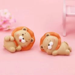 Toys Sleeping Lions Figurines Collectibles