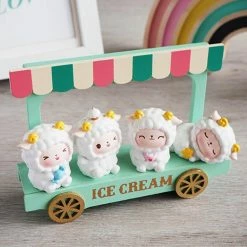 Toys Kawaii Mini Lamb Sheep Figurines Collectibles Plush & Toys