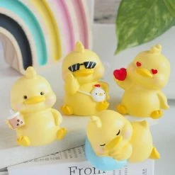 Toys Cool Yellow Duckling Figurines Collectibles