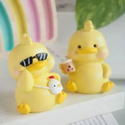 Toys Cool Yellow Duckling Figurines Collectibles