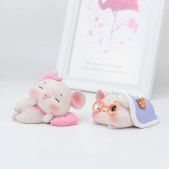 Toys Plush & Toys Sweet Clever Pink Mouse Figurines Collectibles 19 Toys Plush & Toys Sweet Clever Pink Mouse Figurines Collectibles