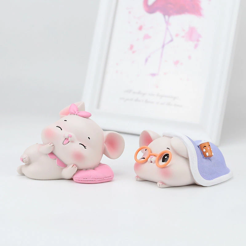 Toys Plush & Toys Sweet Clever Pink Mouse Figurines Collectibles 10 Toys Plush & Toys Sweet Clever Pink Mouse Figurines Collectibles