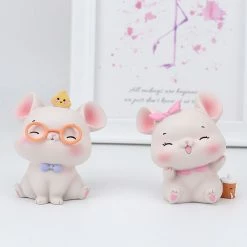 Toys Plush & Toys Sweet Clever Pink Mouse Figurines Collectibles 20 Toys Plush & Toys Sweet Clever Pink Mouse Figurines Collectibles