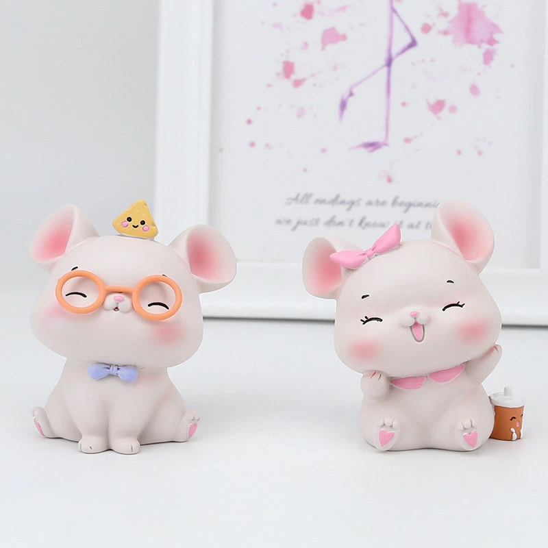 Toys Plush & Toys Sweet Clever Pink Mouse Figurines Collectibles 11 Toys Plush & Toys Sweet Clever Pink Mouse Figurines Collectibles
