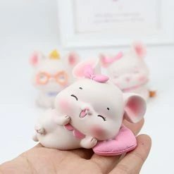 Toys Plush & Toys Sweet Clever Pink Mouse Figurines Collectibles 17 Toys Plush & Toys Sweet Clever Pink Mouse Figurines Collectibles