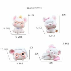 Toys Plush & Toys Sweet Clever Pink Mouse Figurines Collectibles 21 Toys Plush & Toys Sweet Clever Pink Mouse Figurines Collectibles