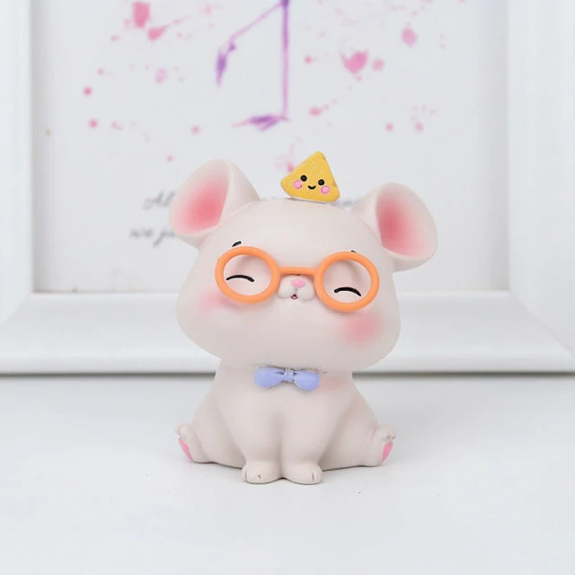 Toys Plush & Toys Sweet Clever Pink Mouse Figurines Collectibles 5 Toys Plush & Toys Sweet Clever Pink Mouse Figurines Collectibles