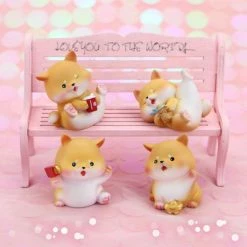 Toys Adorable Shiba Inu Puppy Dog Figurines Collectibles