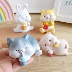 Toys Plush & Toys Hungry Animals Figurines Collectibles