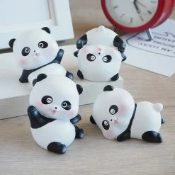 Toys Kawaii Playful Panda Figurines Collectibles Plush & Toys