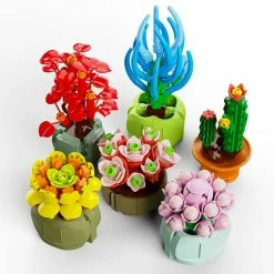 Build It Mystery Blind Box Flower Succulent Cactus Building Blocks