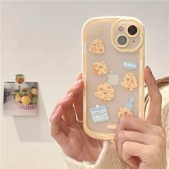 Accessories Cute Cheese IPhone Case With Holder