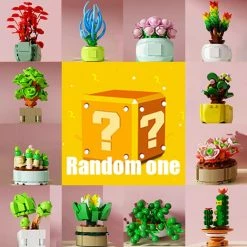 Build It Mystery Blind Box Flower Succulent Cactus Building Blocks