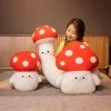 Soft Toy Kawaii Red Spotted Mushroom Family Plushies | NEW