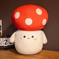 Soft Toy Kawaii Red Spotted Mushroom Family Plushies | NEW