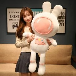 Soft Toy Pastel Pink Blue Space Rabbit Plushie | NEW