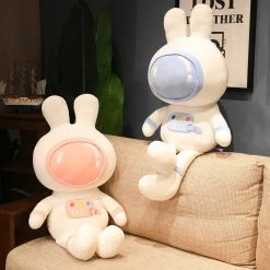 Soft Toy Pastel Pink Blue Space Rabbit Plushie | NEW