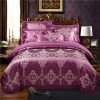 Home Decor Bedding Sets Royal Floral Satin Jacquard Embroidery Cotton Bedding Set 1 Home Decor Bedding Sets Royal Floral Satin Jacquard Embroidery Cotton Bedding Set