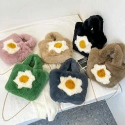 Bag Fluffy Egg Mini Tote | NEW