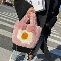 Bag Fluffy Egg Mini Tote | NEW
