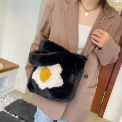 Bag Fluffy Egg Mini Tote | NEW
