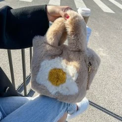 Bag Fluffy Egg Mini Tote | NEW