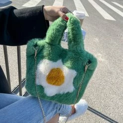 Bag Fluffy Egg Mini Tote | NEW