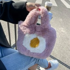 Bag Fluffy Egg Mini Tote | NEW