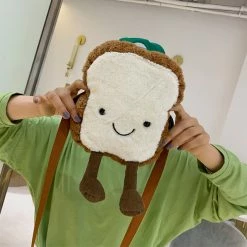 Fluffy Toast Bread Plush Bag | NEW 21 Fluffy Toast Bread Plush Bag | NEW