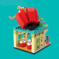 Build It Chinese Lion Dragon Stores Micro Building Blocks