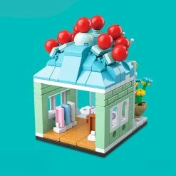 Build It Chinese Lion Dragon Stores Micro Building Blocks