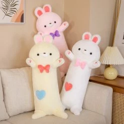 Soft Toy 80cm Fluffy Long Otter Bunny Stuffed Plushies Plush & Toys