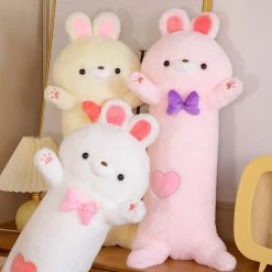 Soft Toy 80cm Fluffy Long Otter Bunny Stuffed Plushies Plush & Toys