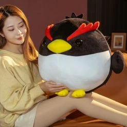 Soft Toy Black Angry Penguin Stuffed Plushie | NEW