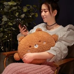 Soft Toy Round Fluffy Animal Pillow Plushie Collection | NEW