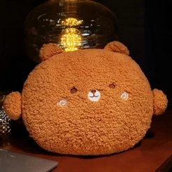 Soft Toy Round Fluffy Animal Pillow Plushie Collection | NEW