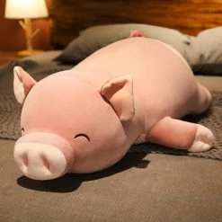 Soft Toy Poppy The Pink Jumbo Pig Plushie | NEW 24 Soft Toy Poppy The Pink Jumbo Pig Plushie | NEW